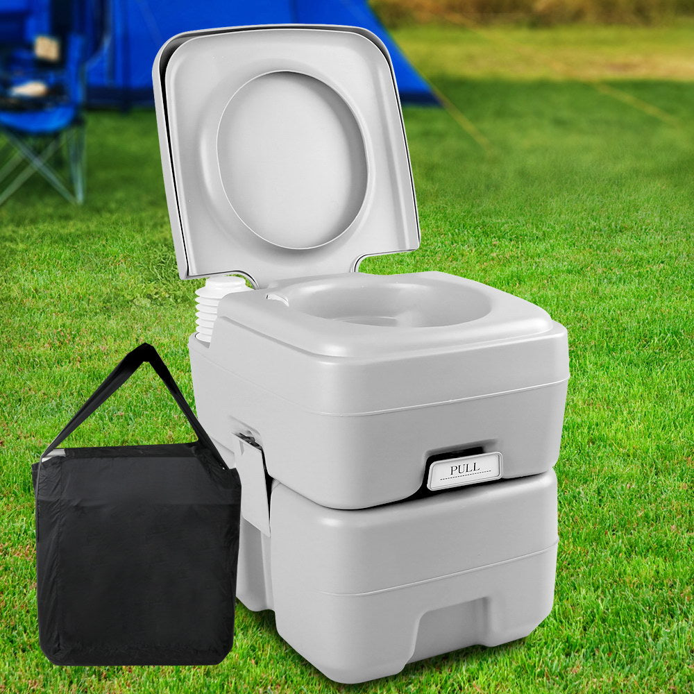 Weisshorn 20L Portable Camping Toilet Outdoor Flush Potty Boating With ...