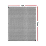 Instahut Tarp Tarpaulin 3x3.6m Canvas Camping Heavy Duty Sun Cover