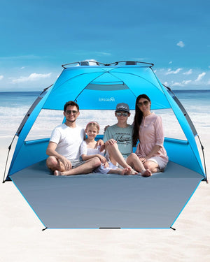 outdoormaster beach tent OutdoorMaster Pop Up 3-4 Person Beach Tent X-Large