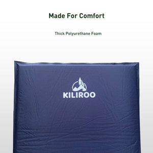 KILIROO Inflating Camping Mat - Navy Blue