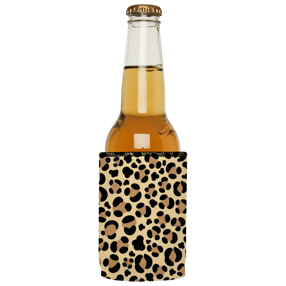 Leopard Print Stubby Cooler - Standard