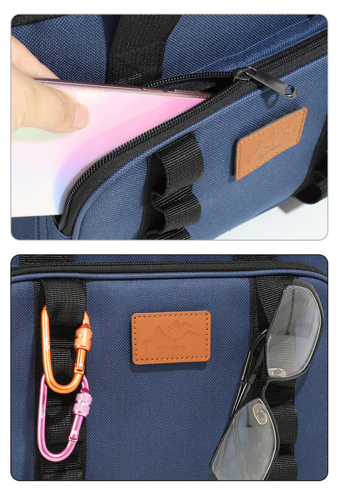 Green 23L Extra Large Insulated Cooler Bag with Double Layers - Perfect for Camping, Picnics, and Outdoor Adventures