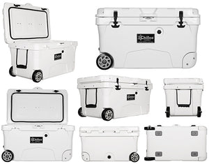 70 Litre with Wheels Arctic White Esky Cooler