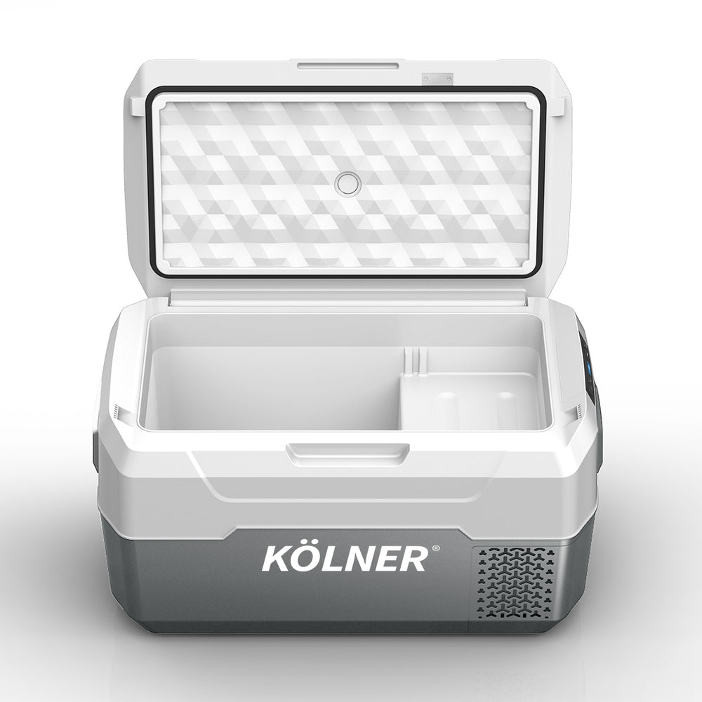 Kolner 20l Fridge Freezer Cooler 12/24/240v Camping Portable Kolner Esky Refrigerator - Grey